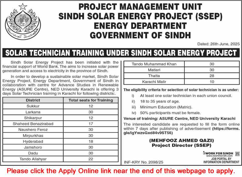 Free Solar Technician Training in 2025